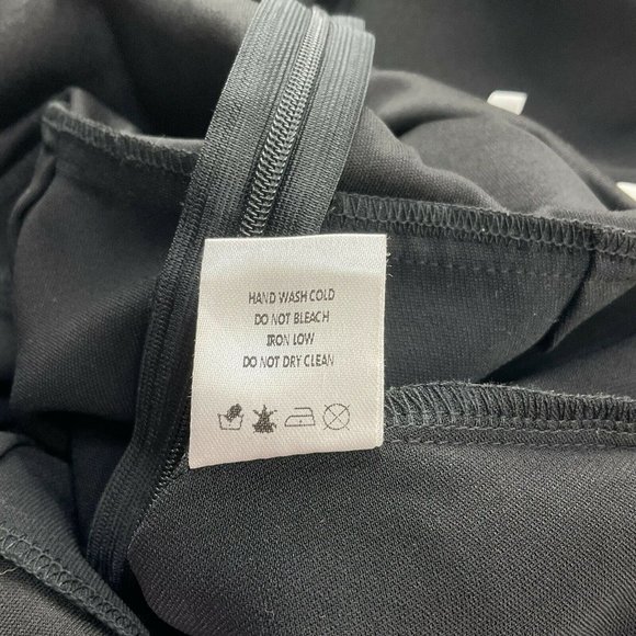 By The Way Revolve Jumpsuit Womens Sz S Black Open Shoulder Wide Leg Nwt $122 - Picture 6 of 11